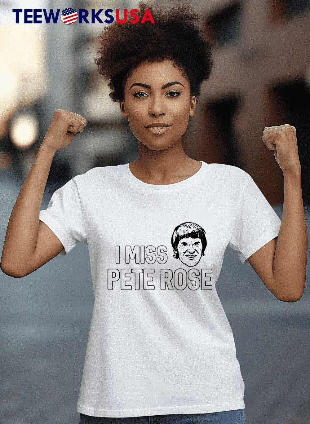 I Miss Pete Rose Cincinnati Baseball - Adult & Kids T-Shirts, Sweatshirts & Hoodies apparel design preview 8