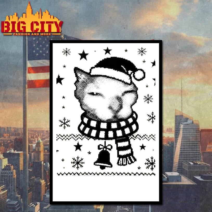 I Need Ibuprofen Funny Cat Christmas Ugly - Adult & Kids T-Shirts, Sweatshirts & Hoodies apparel design preview 4