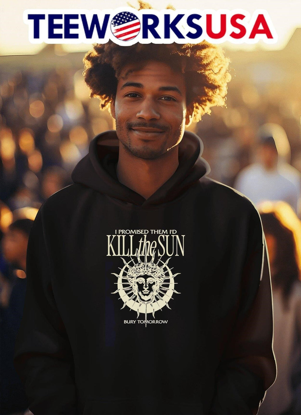 I Promised Them I'd Kill The Sun - Adult & Kids T-Shirts, Sweatshirts & Hoodies apparel design preview 2