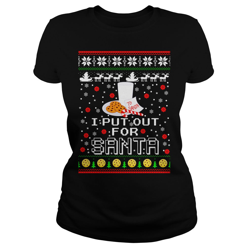 I Put Out For Santa Christmas - Adult & Kids T-Shirts, Sweatshirts & Hoodies apparel design preview 2