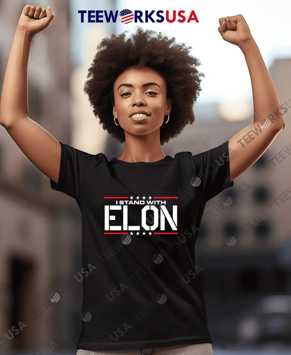 I Stand With Elon - Adult & Kids T-Shirts, Sweatshirts & Hoodies apparel design preview 7