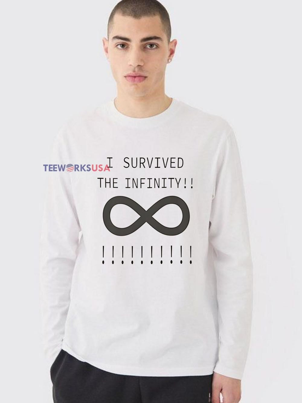 I Survived the Infinity - Adult & Kids T-Shirts, Sweatshirts & Hoodies apparel design preview 3