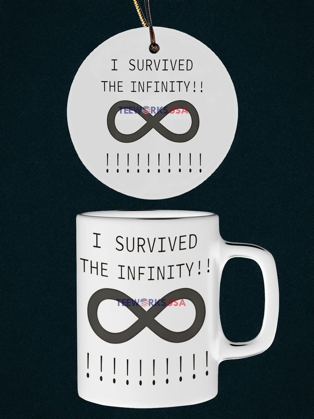 I Survived the Infinity - Adult & Kids T-Shirts, Sweatshirts & Hoodies apparel design preview 4