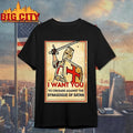 I Want You To Crusade Against The Synagogue Of Satan - Adult & Kids T-Shirts, Sweatshirts & Hoodies apparel design preview 1