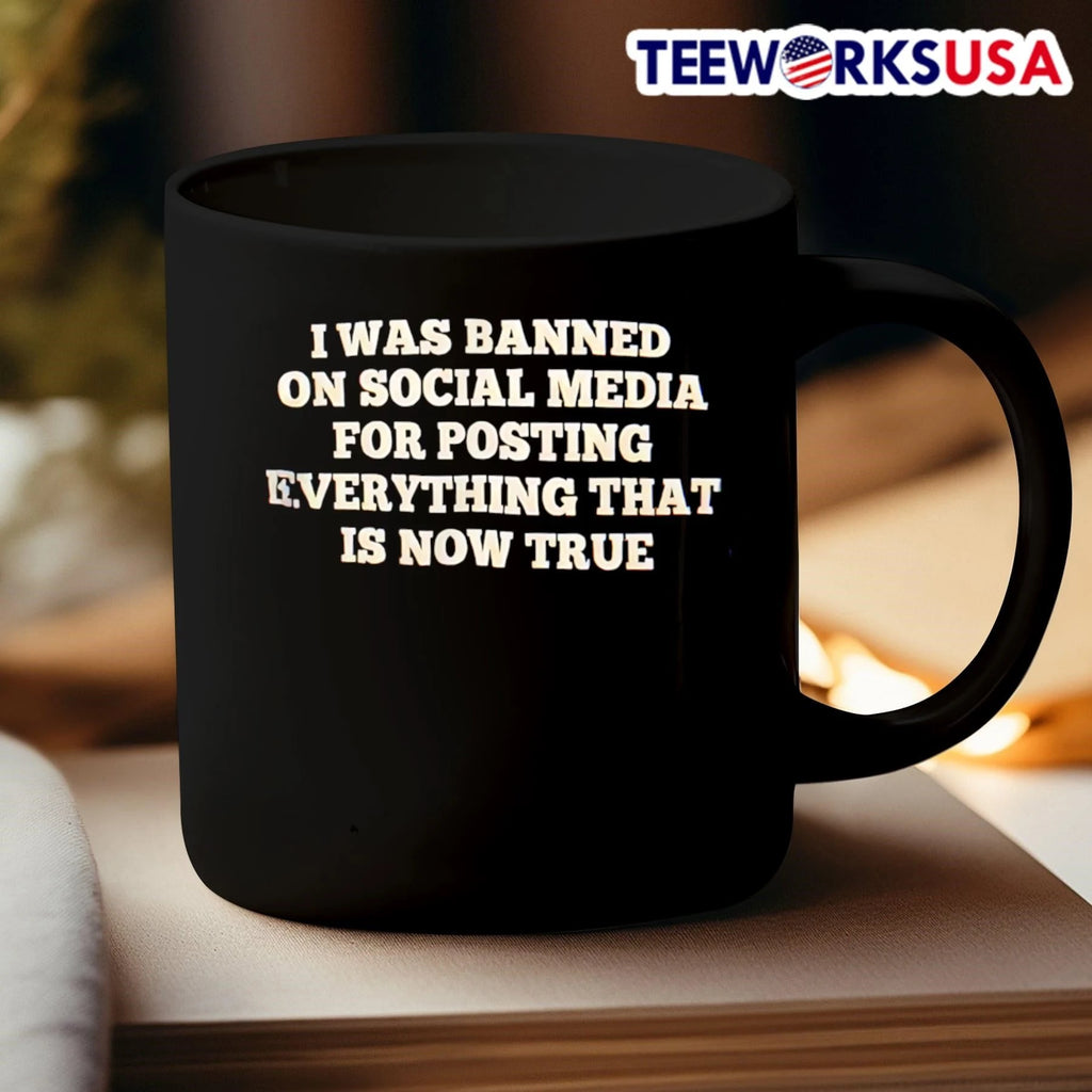 I Was Banned On Social Media For Posting Everything - Adult & Kids T-Shirts, Sweatshirts & Hoodies apparel design preview 3