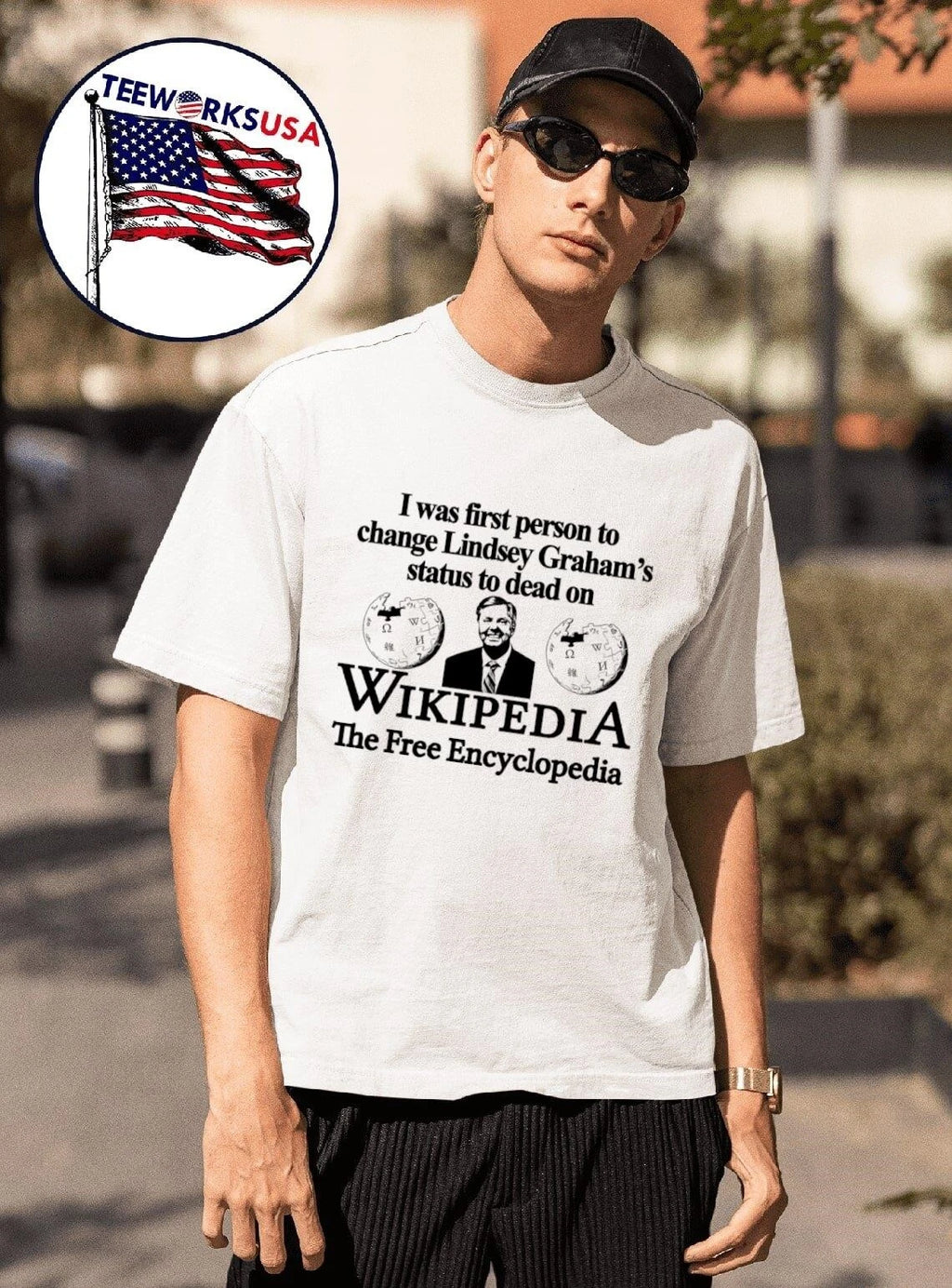 I Was First Person To Change Lindsey Graham'S Status - Adult & Kids T-Shirts, Sweatshirts & Hoodies apparel design preview 1
