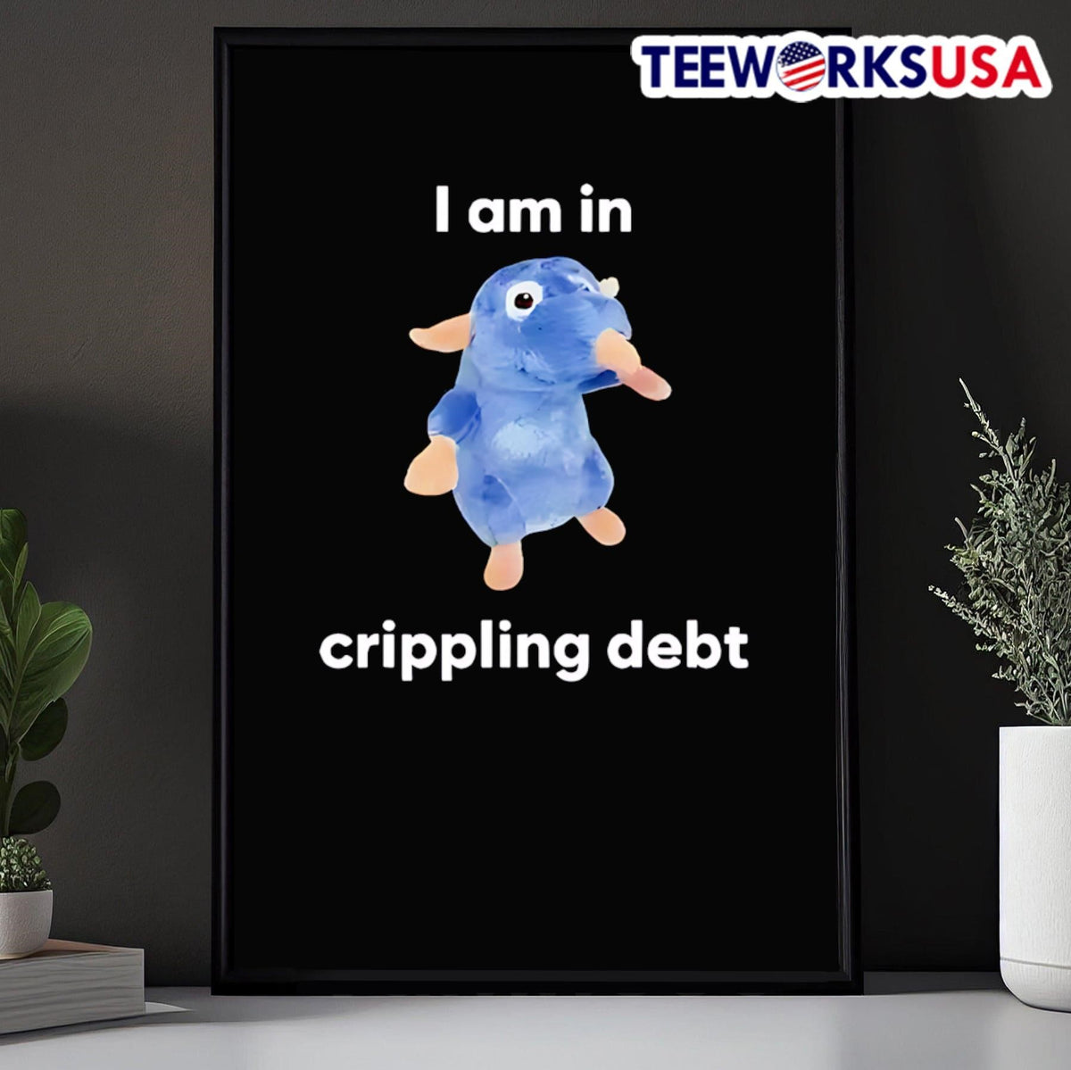I am in crippling debt - Adult & Kids T-Shirts, Sweatshirts & Hoodies apparel design preview 5