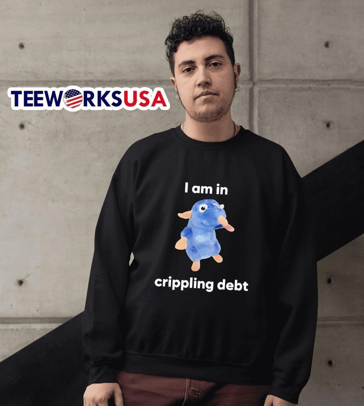 I am in crippling debt - Adult & Kids T-Shirts, Sweatshirts & Hoodies apparel design preview 6