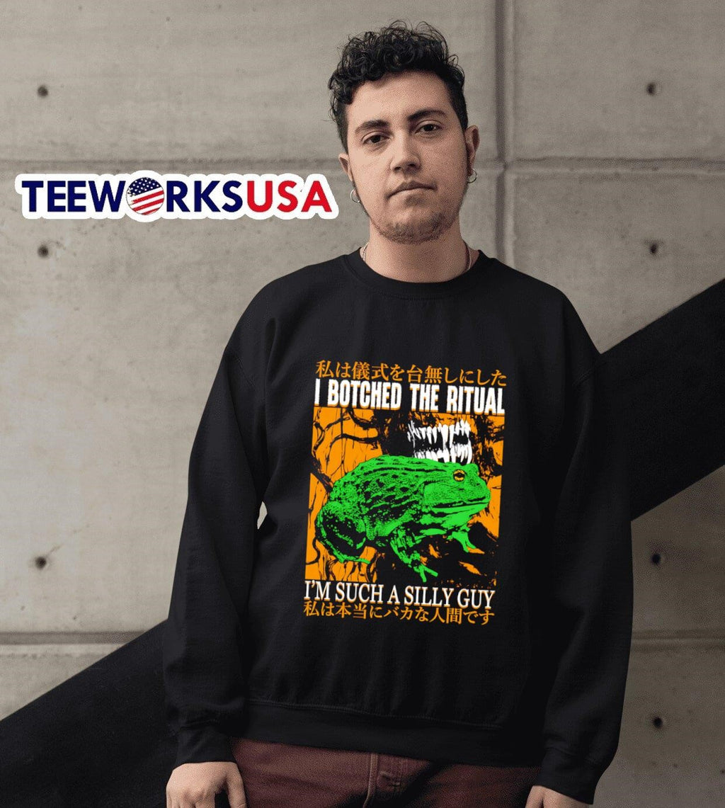 I botched the ritual I'm such a silly guy - Adult & Kids T-Shirts, Sweatshirts & Hoodies apparel design preview 6