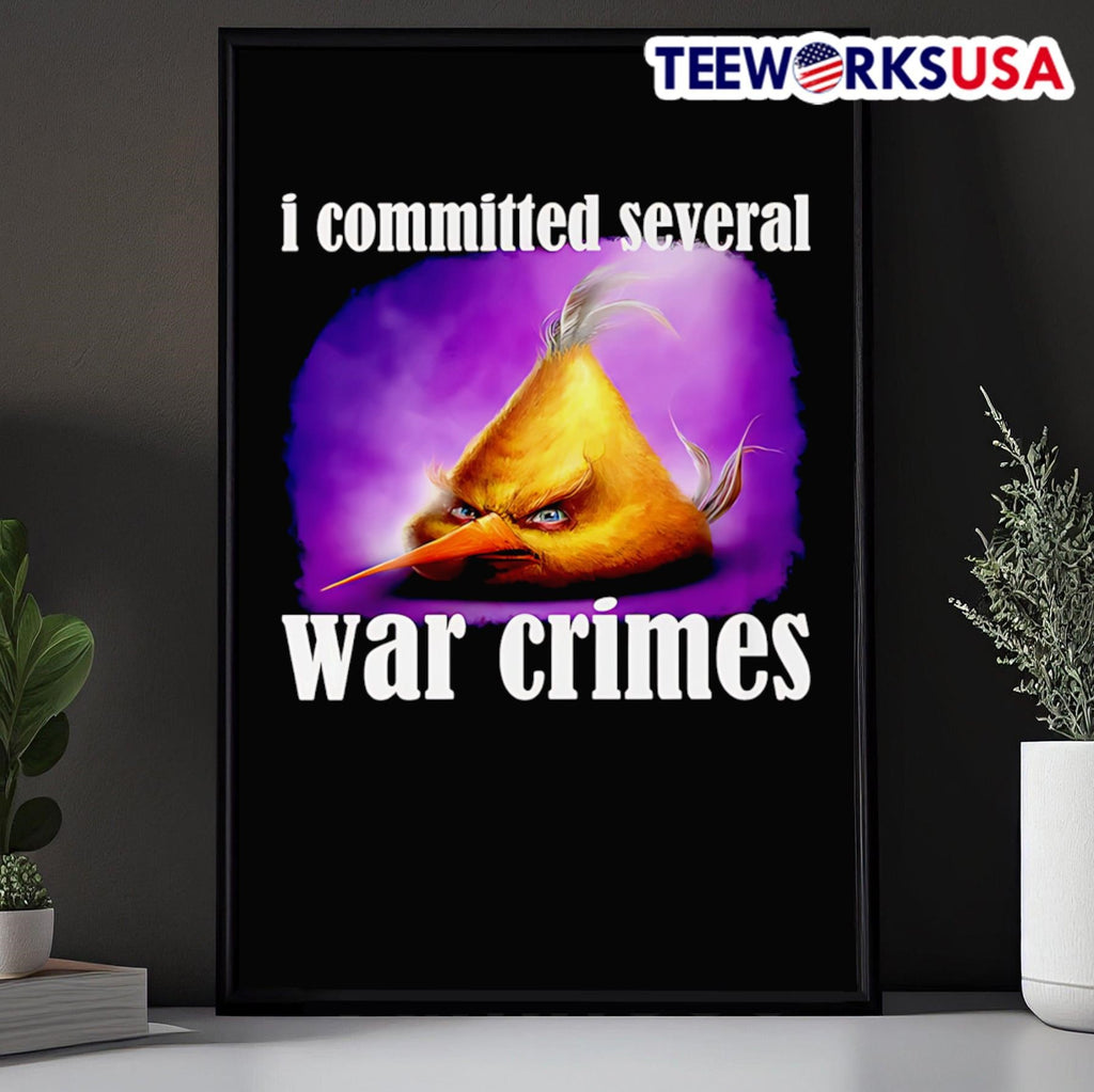 I committed several war crimes - Adult & Kids T-Shirts, Sweatshirts & Hoodies apparel design preview 5
