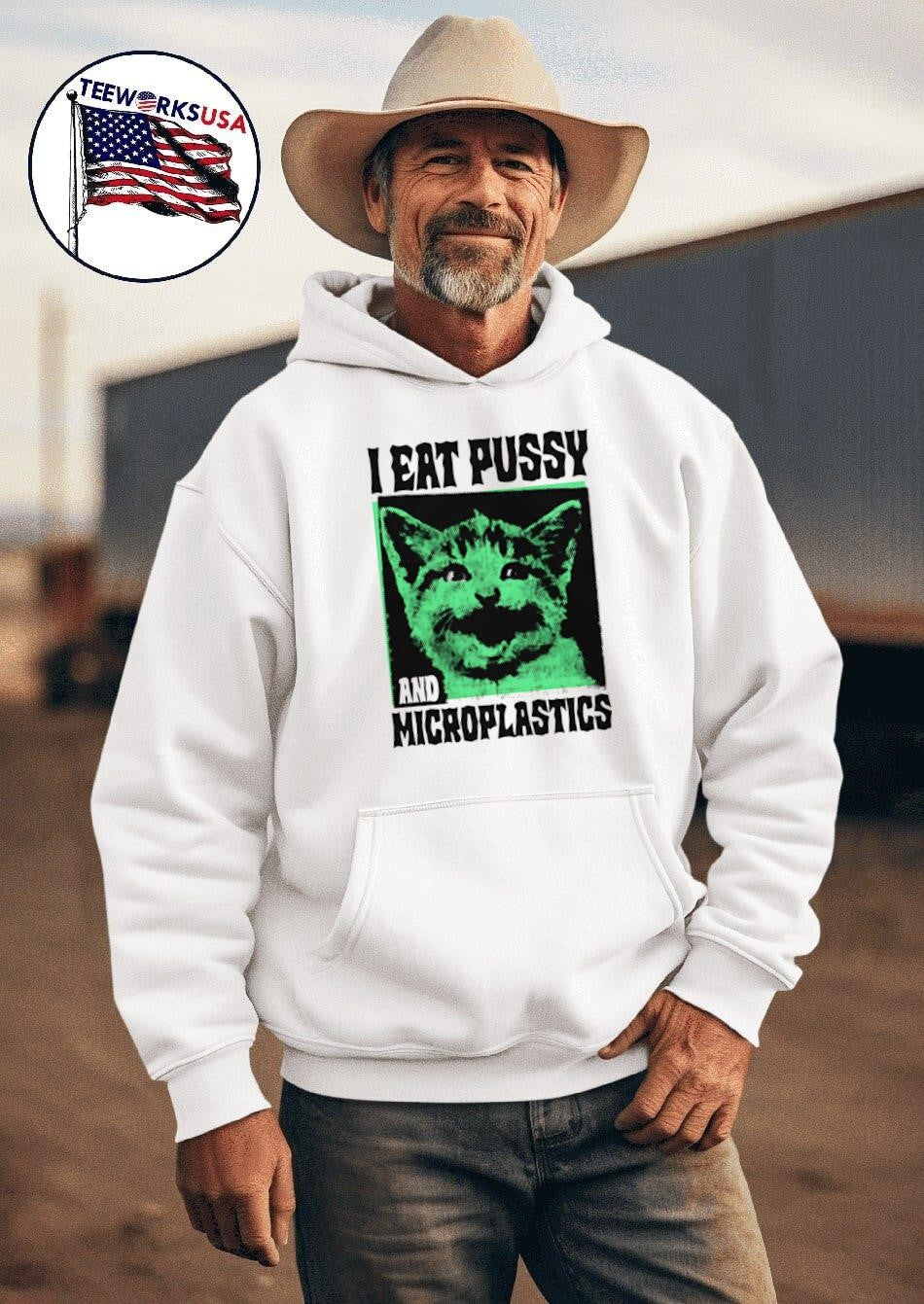 I eat pussy and Microplastics - Adult & Kids T-Shirts, Sweatshirts & Hoodies apparel design preview 2