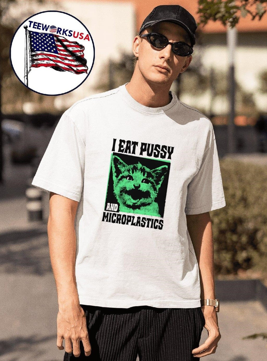 I eat pussy and Microplastics - Adult & Kids T-Shirts, Sweatshirts & Hoodies apparel design preview 1