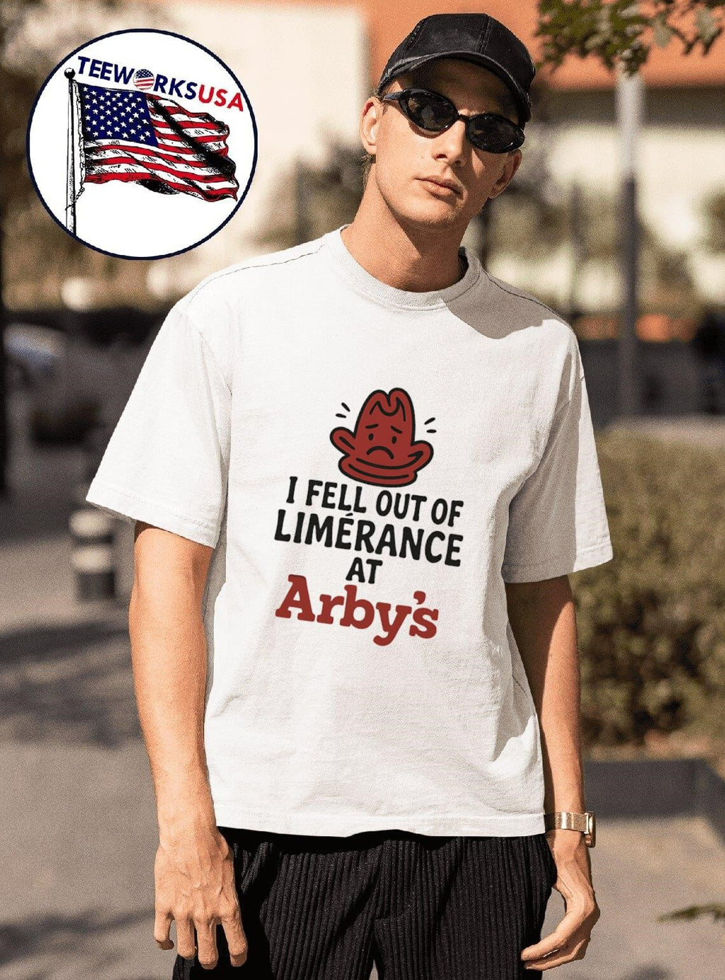 I fell out of limerance at Arby's - Adult & Kids T-Shirts, Sweatshirts & Hoodies apparel design preview 1