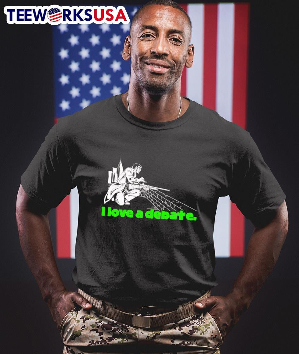I love a debate - Adult & Kids T-Shirts, Sweatshirts & Hoodies apparel design preview 1
