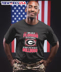 I may live in Florida but on gameday my heart and - Adult & Kids T-Shirts, Sweatshirts & Hoodies apparel design preview 1
