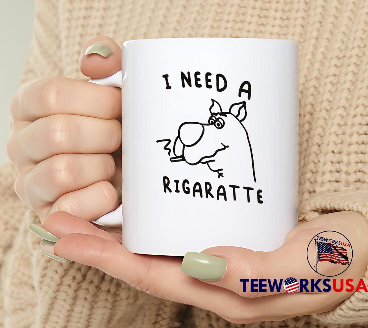 I need a Rigaratte Dog - Adult & Kids T-Shirts, Sweatshirts & Hoodies apparel design preview 6