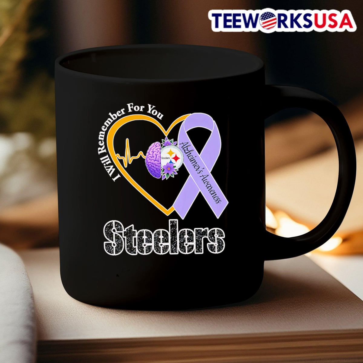 I will remember for you Alzheimer's Awareness - Adult & Kids T-Shirts, Sweatshirts & Hoodies apparel design preview 3