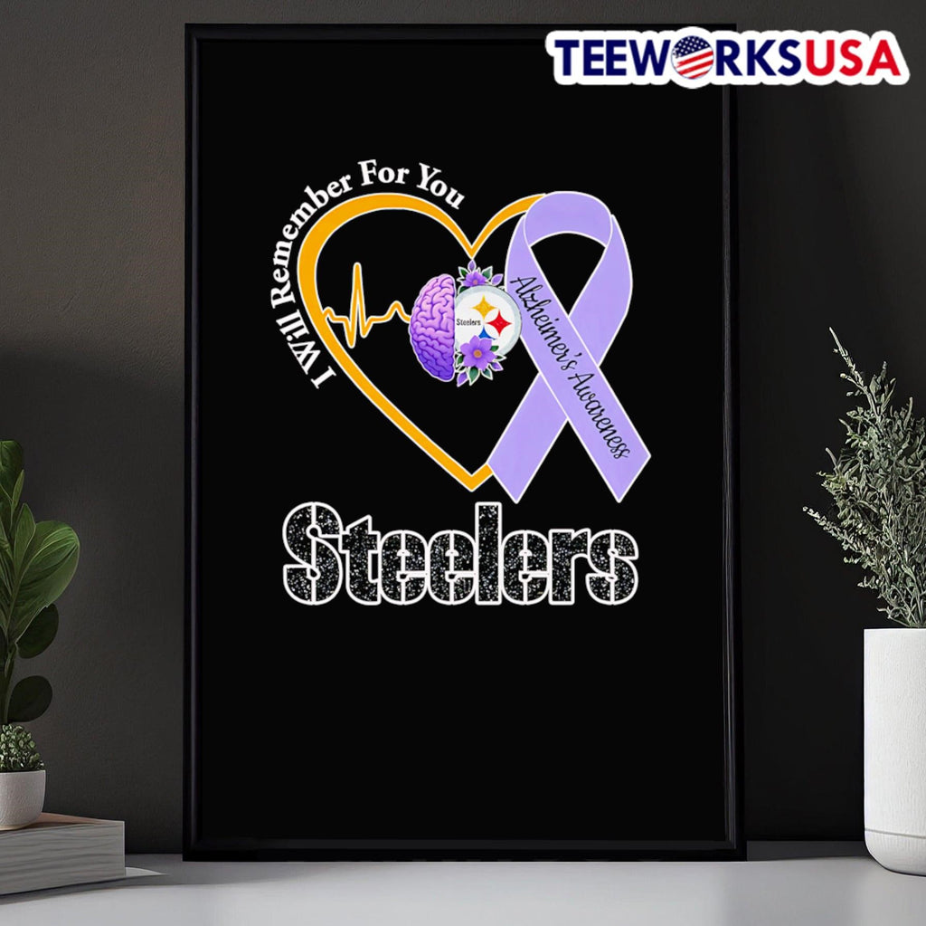 I will remember for you Alzheimer's Awareness - Adult & Kids T-Shirts, Sweatshirts & Hoodies apparel design preview 5