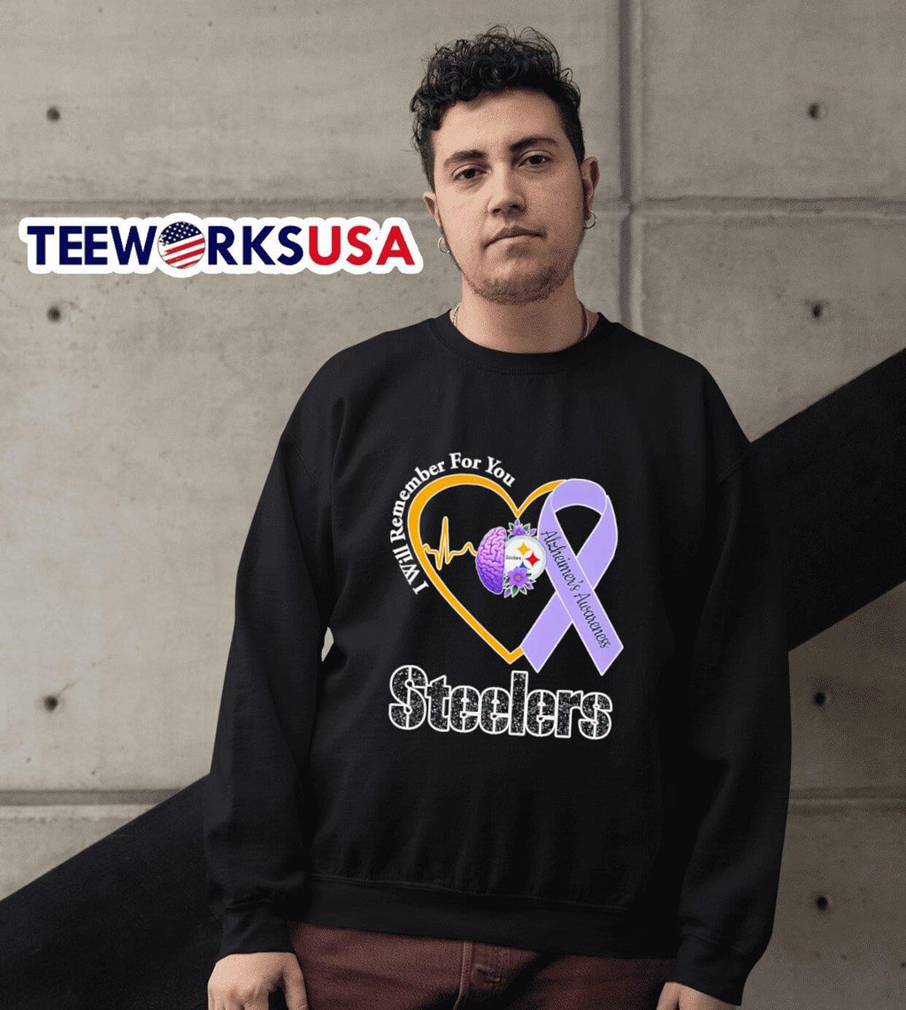 I will remember for you Alzheimer's Awareness - Adult & Kids T-Shirts, Sweatshirts & Hoodies apparel design preview 6