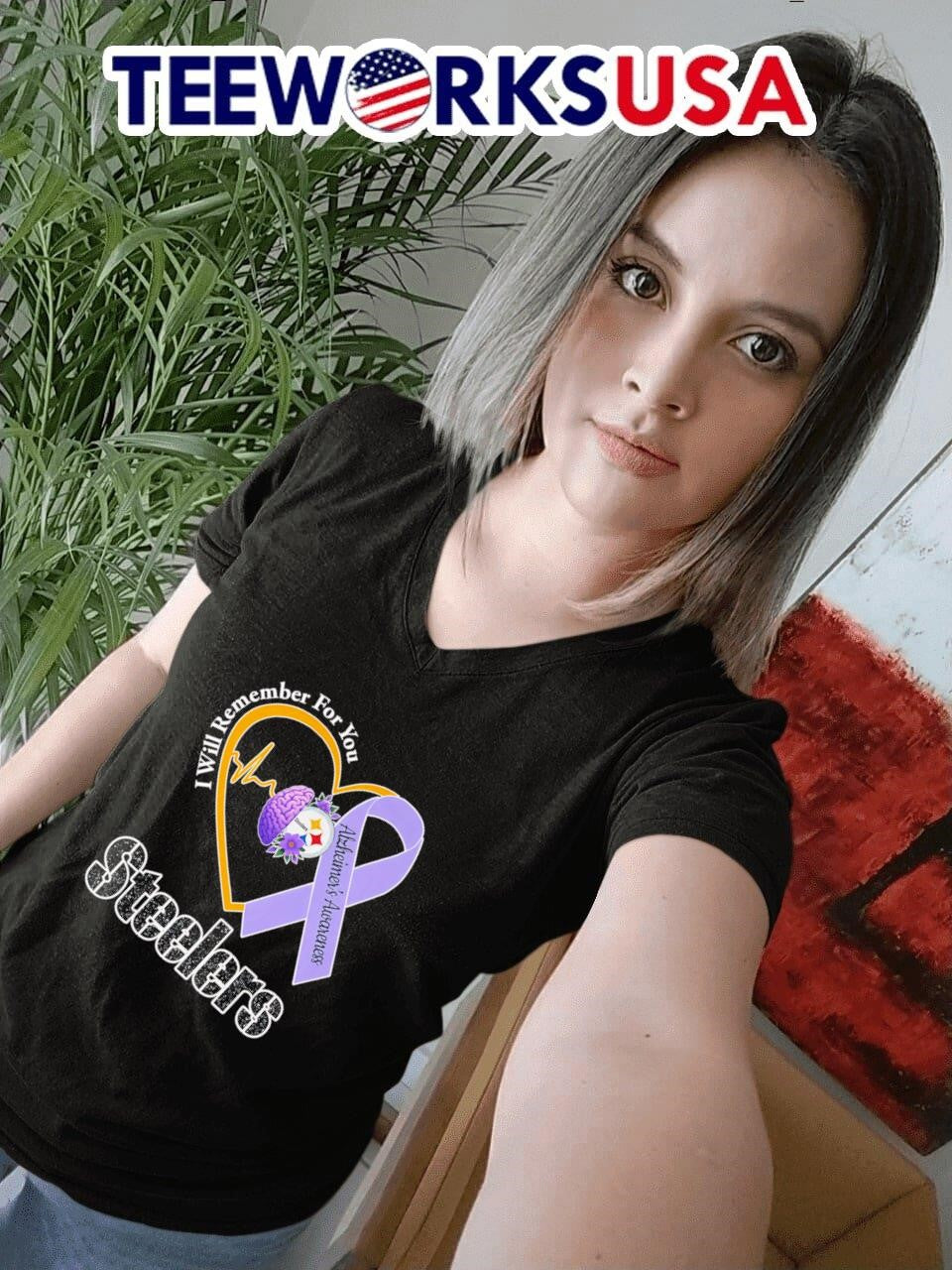 I will remember for you Alzheimer's Awareness - Adult & Kids T-Shirts, Sweatshirts & Hoodies apparel design preview 7