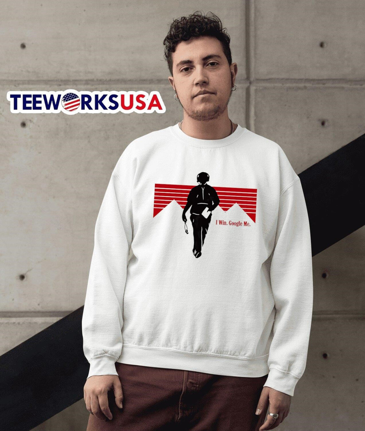I win google me Mr Barstool - Adult & Kids T-Shirts, Sweatshirts & Hoodies apparel design preview 3