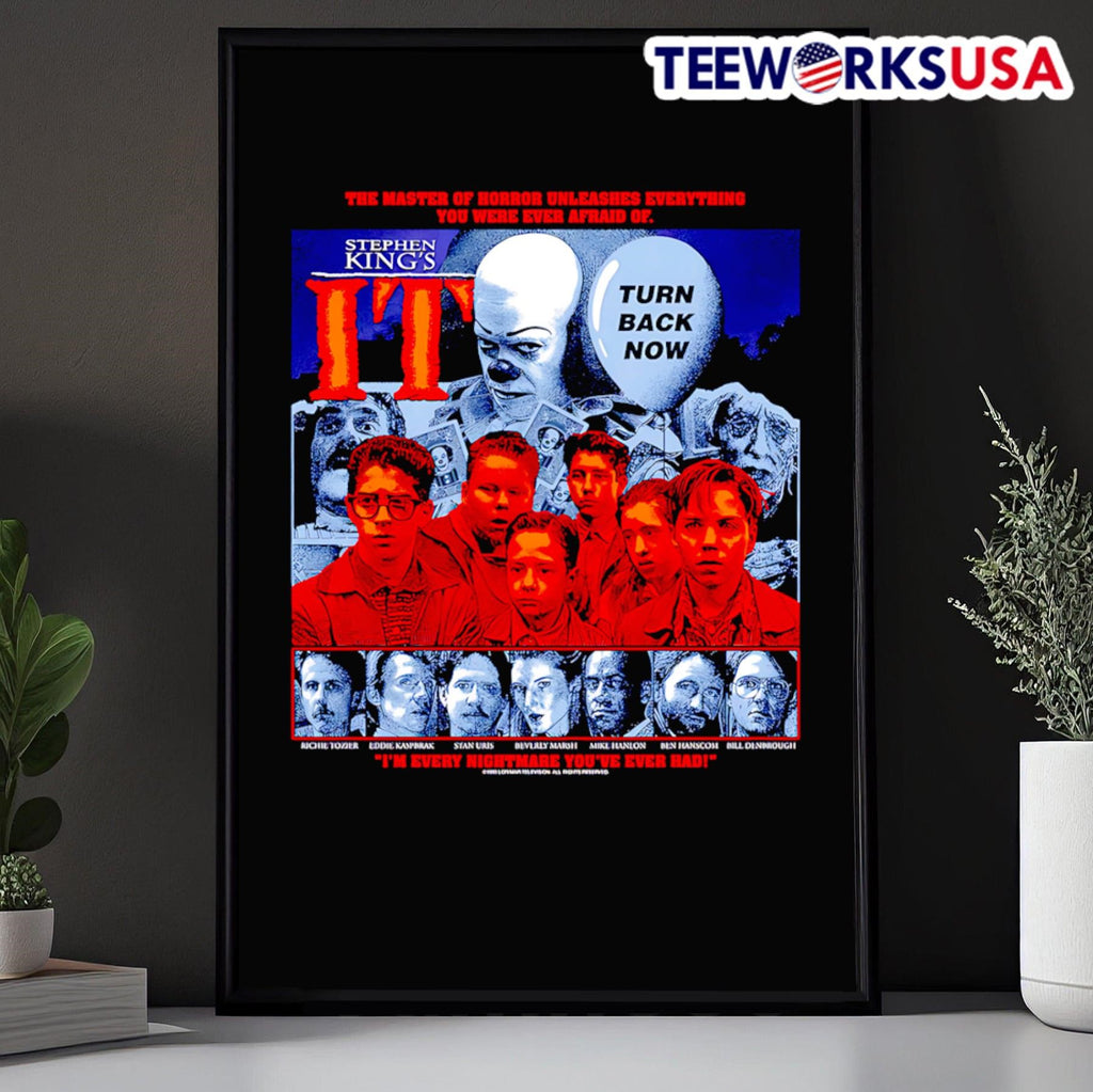 IT Turn Back Now 1990 - Adult & Kids T-Shirts, Sweatshirts & Hoodies apparel design preview 5