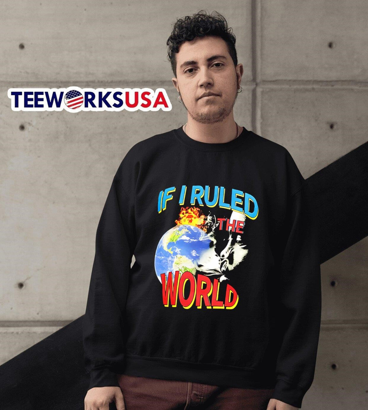 If I ruled the world - Adult & Kids T-Shirts, Sweatshirts & Hoodies apparel design preview 3