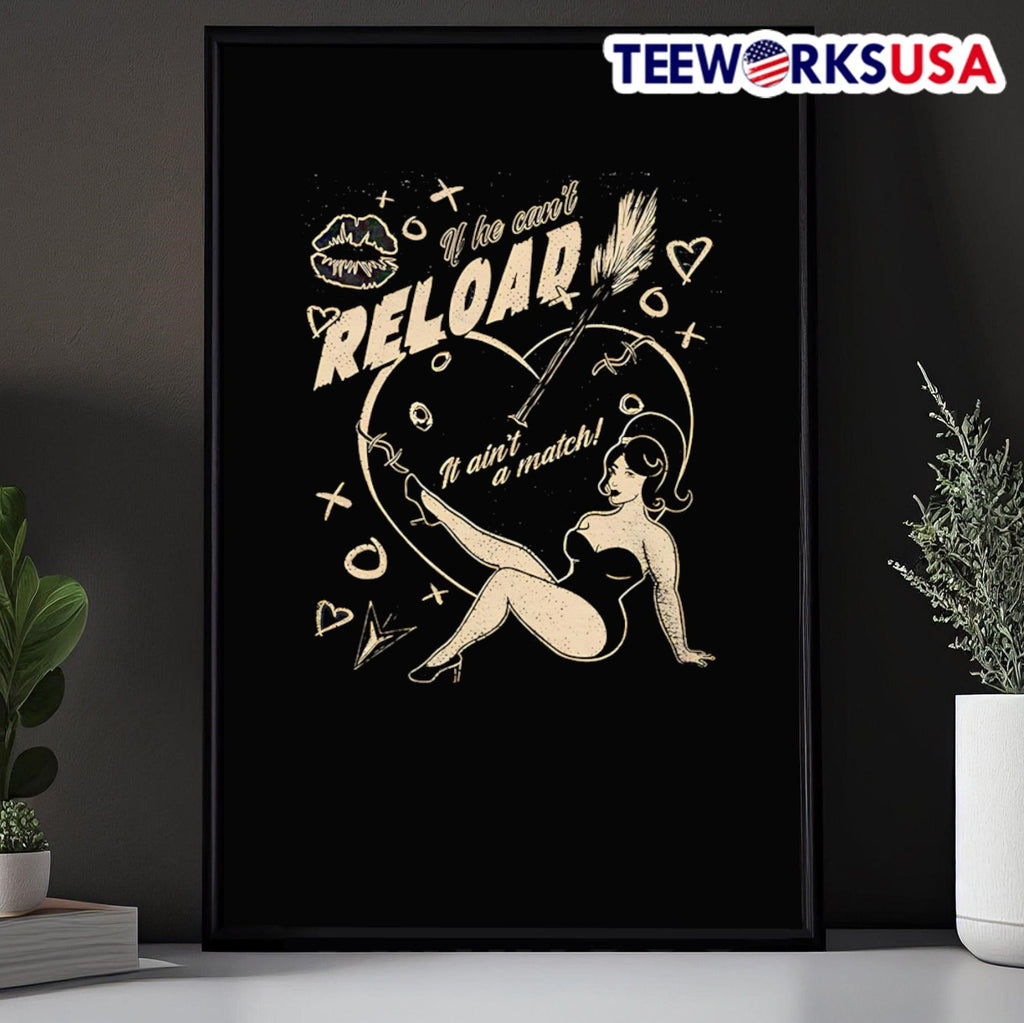 If he can't reload - Adult & Kids T-Shirts, Sweatshirts & Hoodies apparel design preview 5