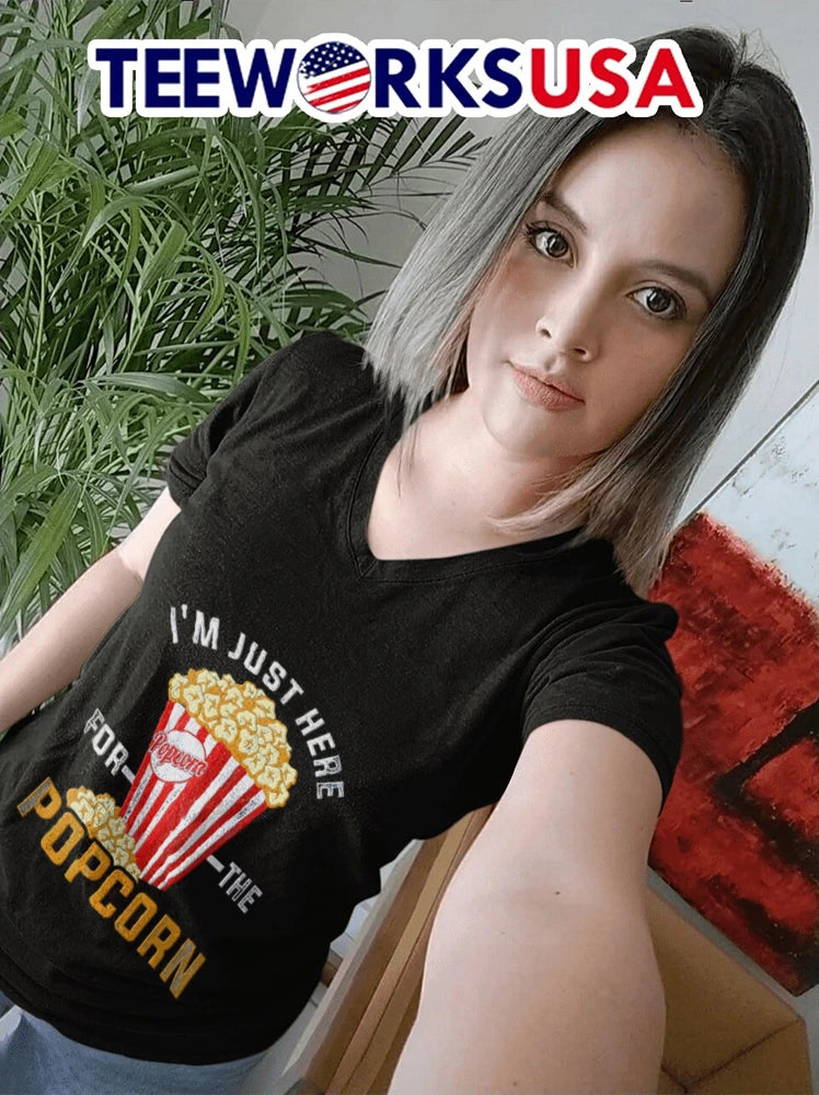 I'm Just Here For The Popcorn - Adult & Kids T-Shirts, Sweatshirts & Hoodies apparel design preview 7