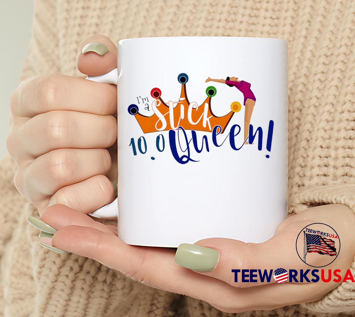 I'm a Stick Queen - Adult & Kids T-Shirts, Sweatshirts & Hoodies apparel design preview 6
