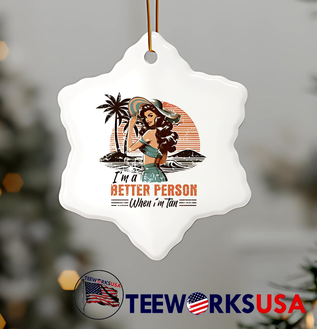 I'm a better person when tan - Adult & Kids T-Shirts, Sweatshirts & Hoodies apparel design preview 7