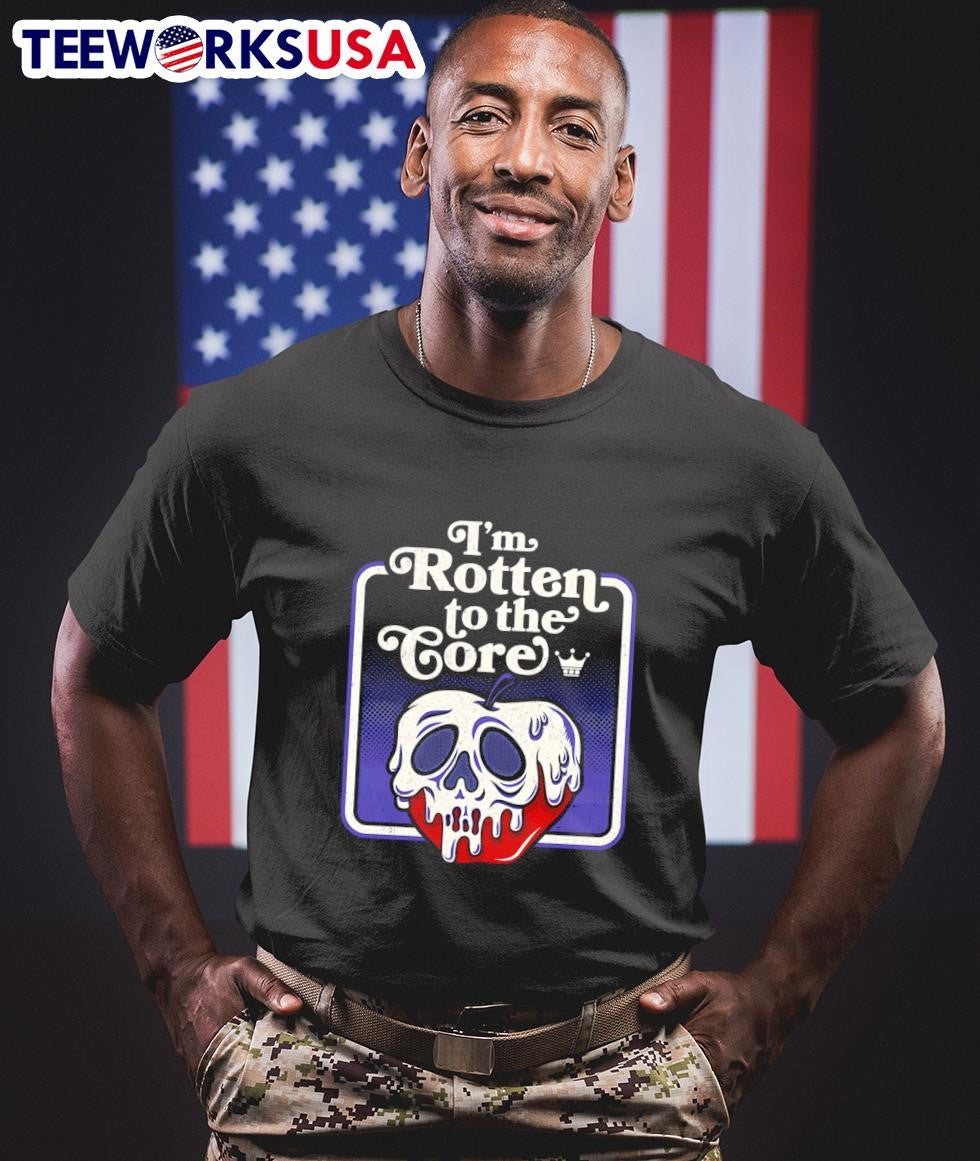 I'm rotten to the core skull apple - Adult & Kids T-Shirts, Sweatshirts & Hoodies apparel design preview 1