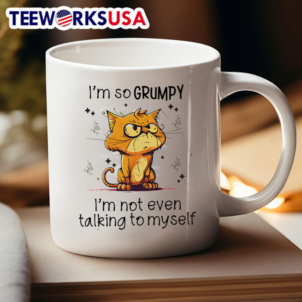 I'm so grumpy not even talking to myself - Adult & Kids T-Shirts, Sweatshirts & Hoodies apparel design preview 4