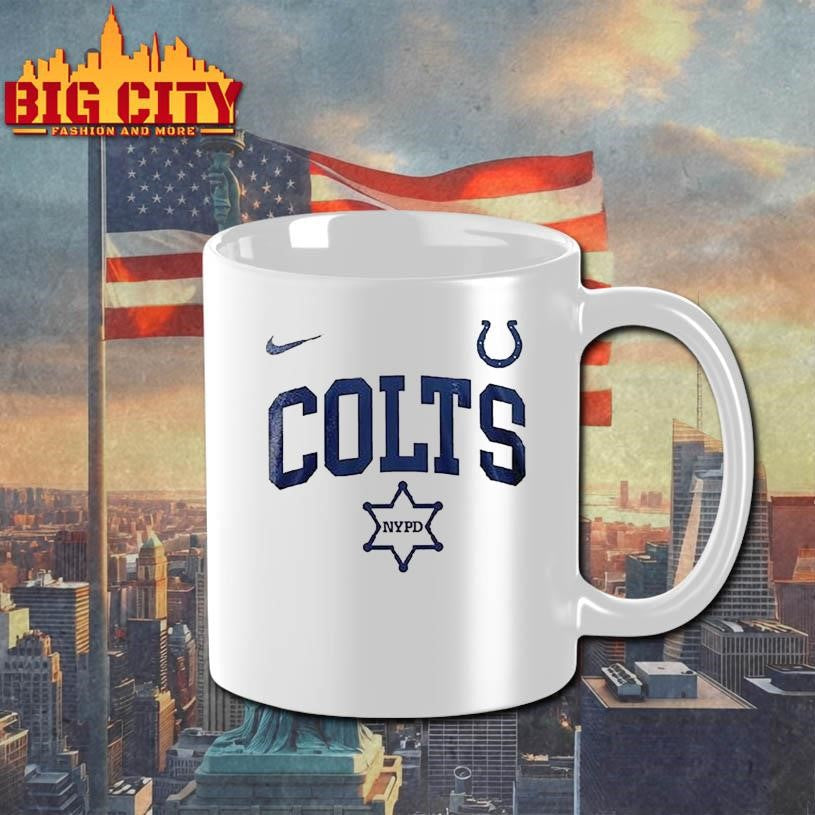Indianapolis Colts Nypd 180th Anniversary Logo - Adult & Kids T-Shirts, Sweatshirts & Hoodies apparel design preview 3