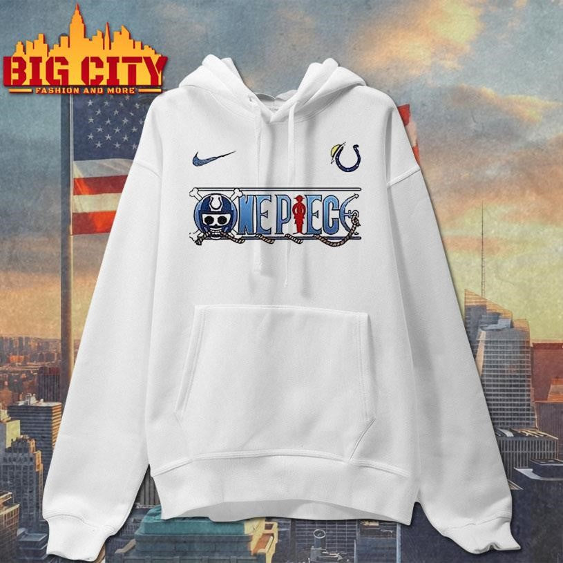 Indianapolis Colts X Wanted Monkey D Luffy Dead Or - Adult & Kids T-Shirts, Sweatshirts & Hoodies apparel design preview 2