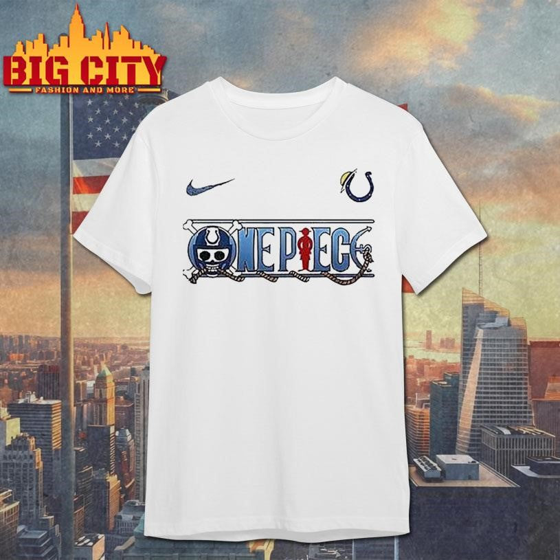 Indianapolis Colts X Wanted Monkey D Luffy Dead Or - Adult & Kids T-Shirts, Sweatshirts & Hoodies apparel design preview 1