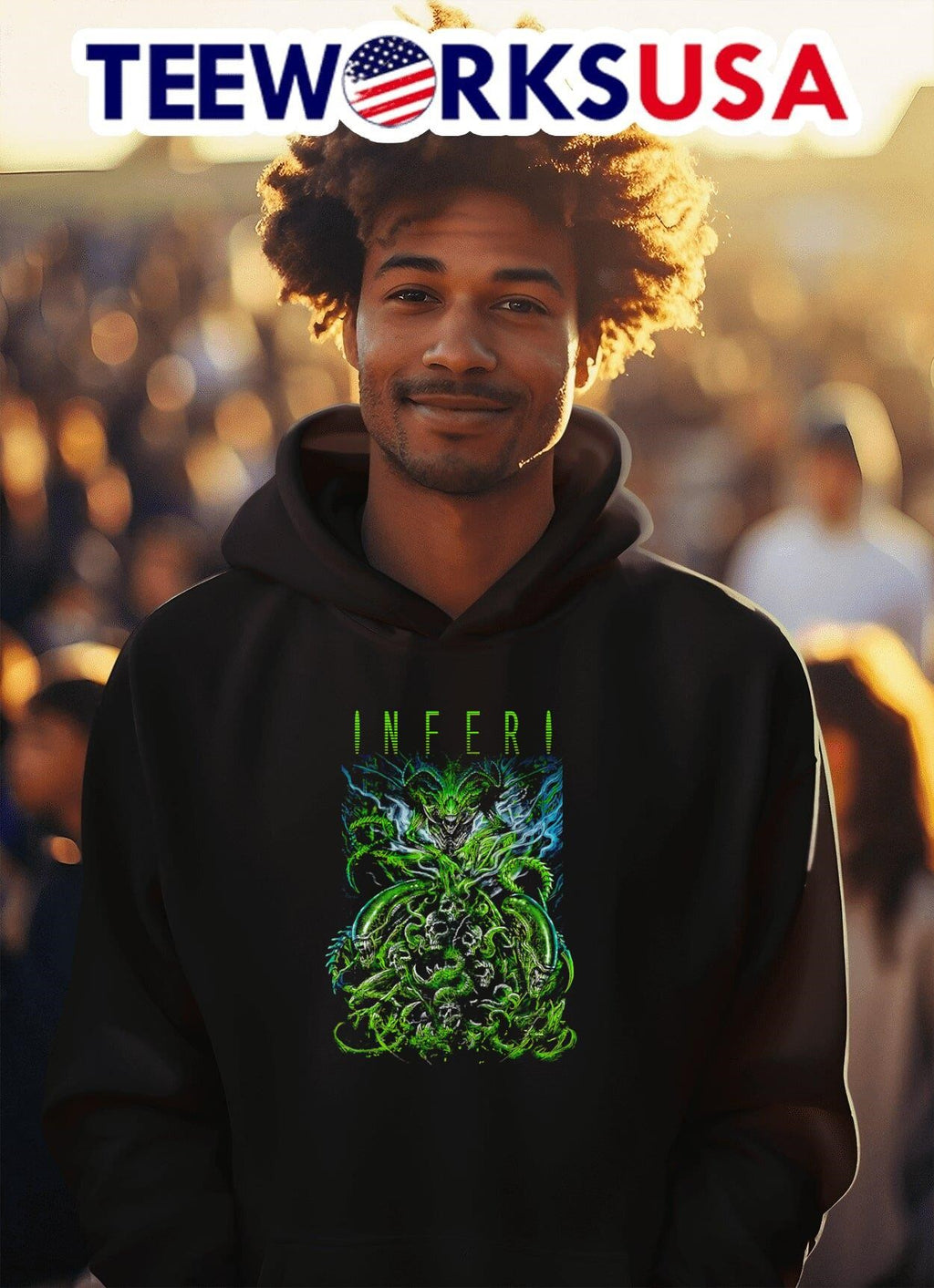 Inferi Alien Queen - Adult & Kids T-Shirts, Sweatshirts & Hoodies apparel design preview 2
