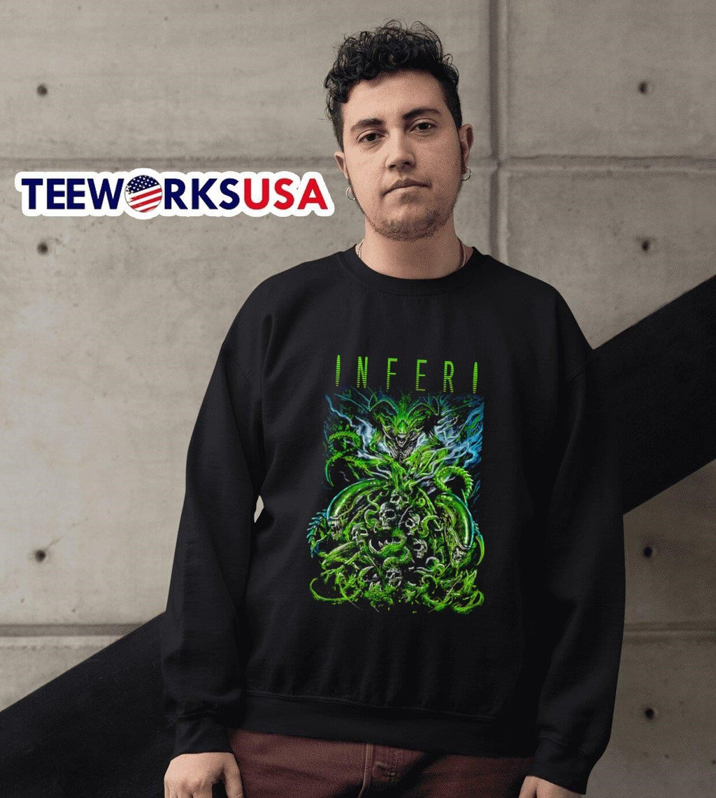 Inferi Alien Queen - Adult & Kids T-Shirts, Sweatshirts & Hoodies apparel design preview 3