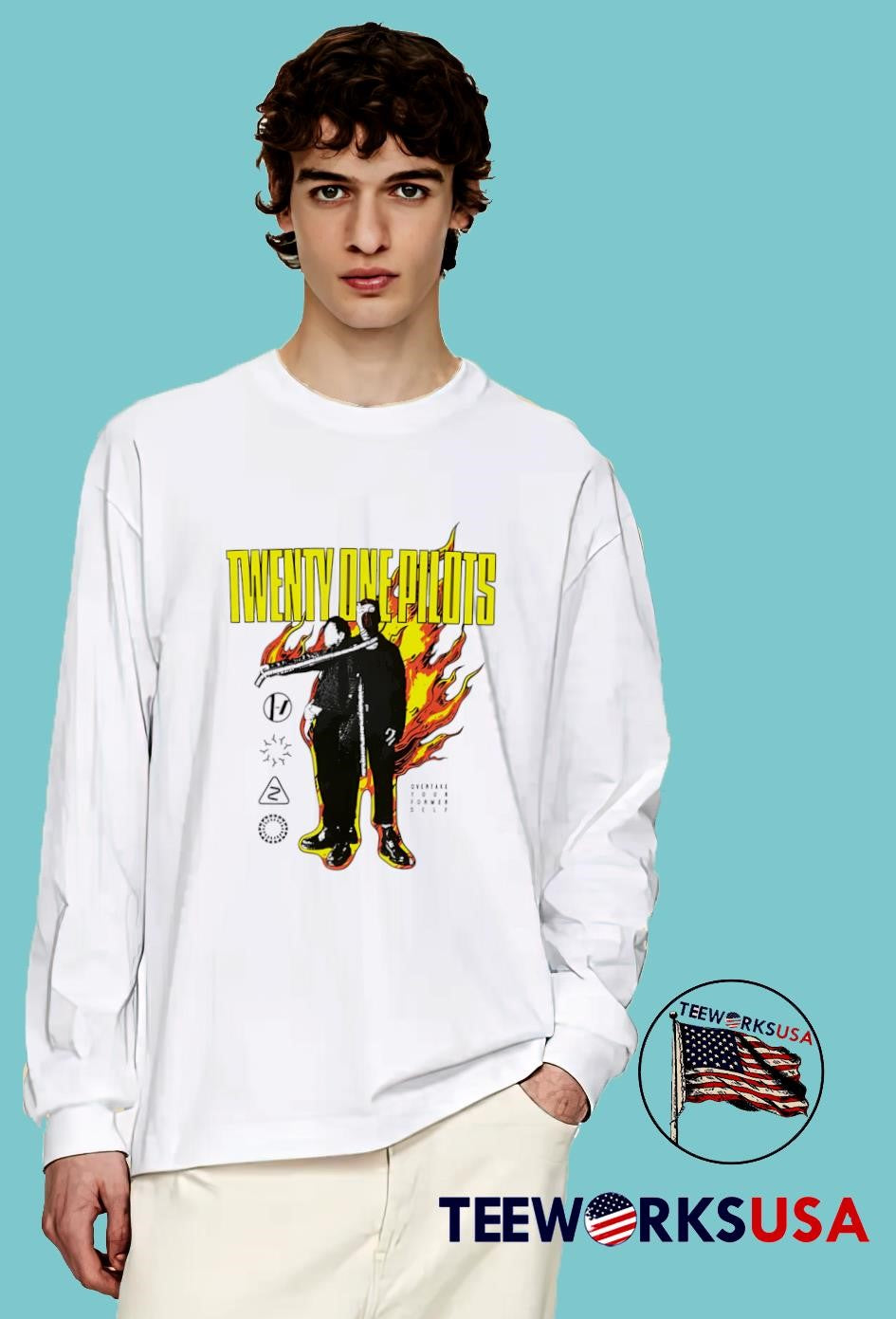 Inlenty One Cielts vintage flame - Adult & Kids T-Shirts, Sweatshirts & Hoodies apparel design preview 4