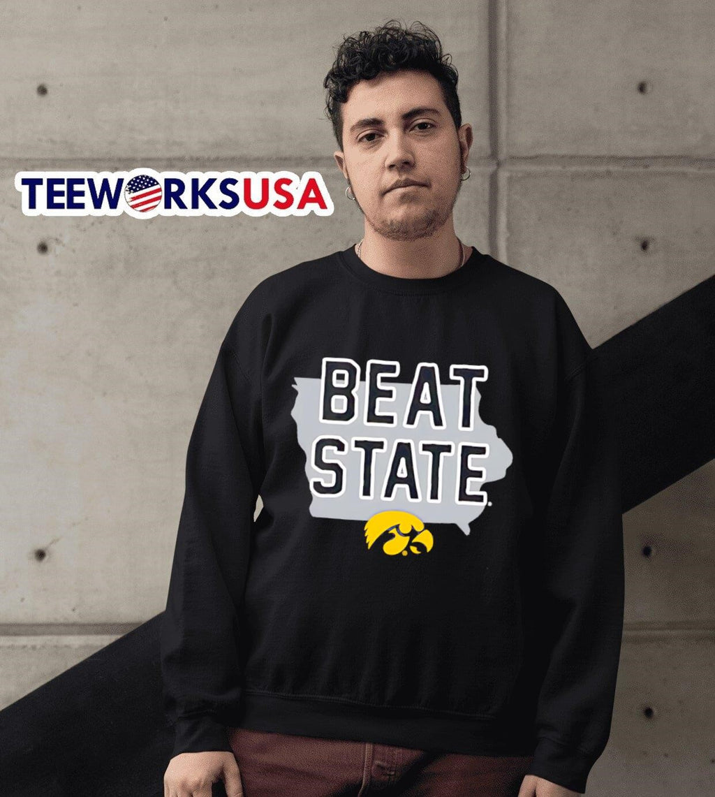 Iowa Beat State - Adult & Kids T-Shirts, Sweatshirts & Hoodies apparel design preview 6