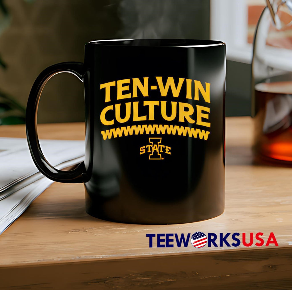 Iowa State Football 10-Win Culture - Adult & Kids T-Shirts, Sweatshirts & Hoodies apparel design preview 2