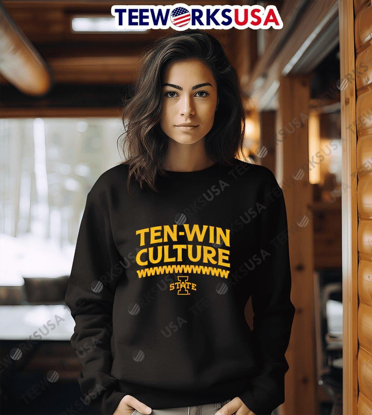 Iowa State Football 10-Win Culture - Adult & Kids T-Shirts, Sweatshirts & Hoodies apparel design preview 6