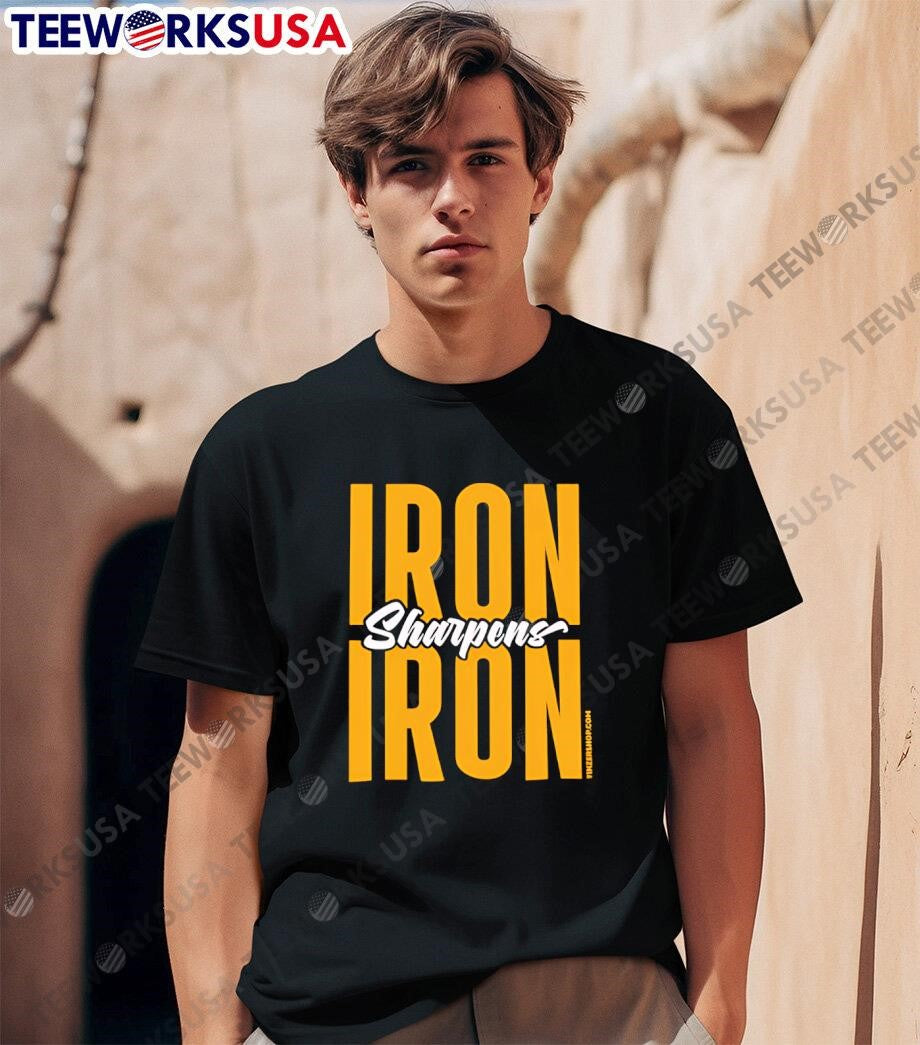 Iron Sharpens Pittsburgh Sports - Adult & Kids T-Shirts, Sweatshirts & Hoodies apparel design preview 1
