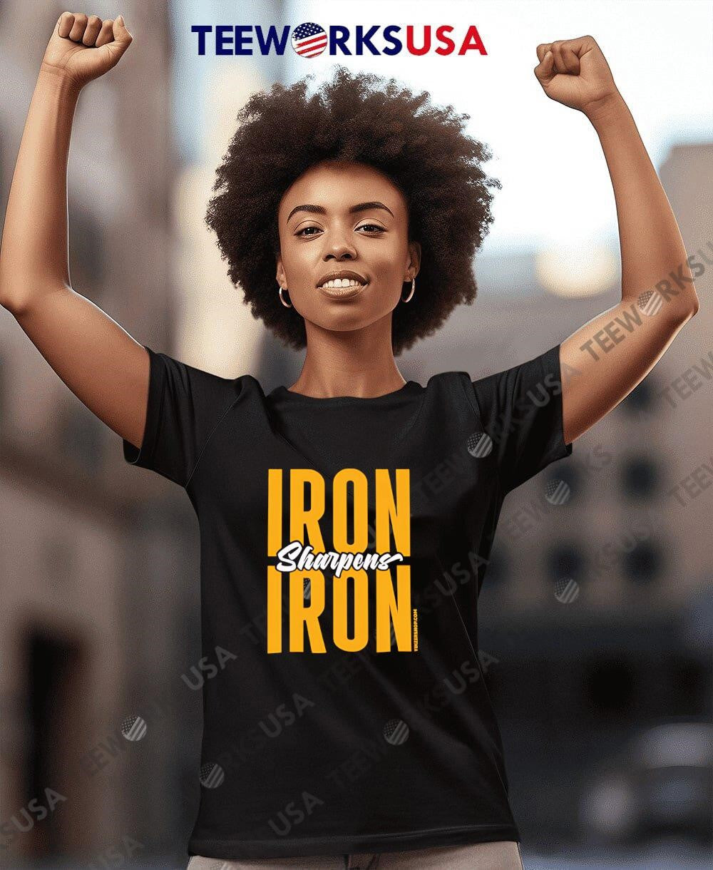 Iron Sharpens Pittsburgh Sports - Adult & Kids T-Shirts, Sweatshirts & Hoodies apparel design preview 4