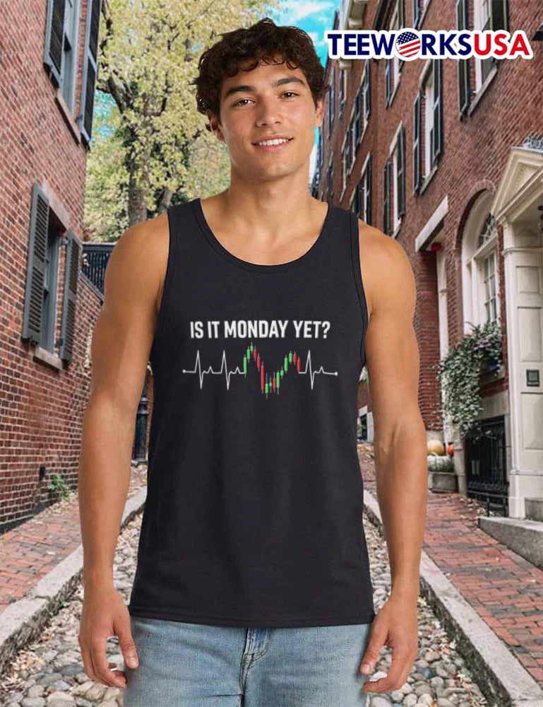 Is It Monday Yet Stock Market Candlestick Chart - Adult & Kids T-Shirts, Sweatshirts & Hoodies apparel design preview 6