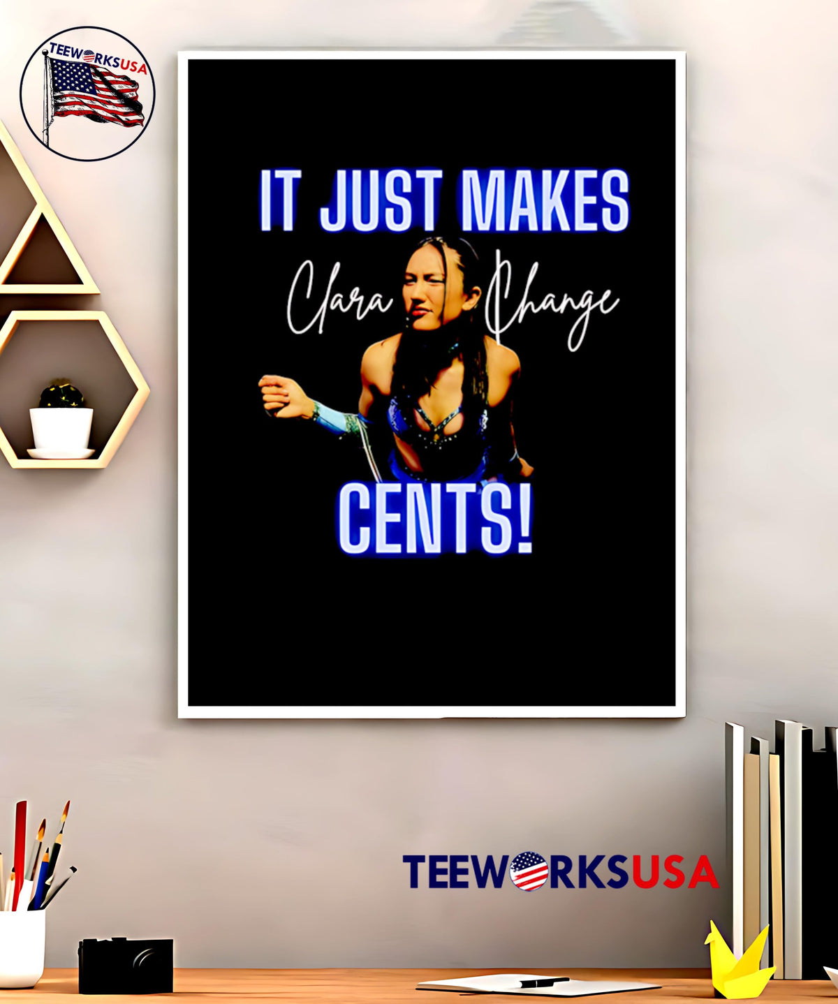 It Just Makes Cents Clara Change - Adult & Kids T-Shirts, Sweatshirts & Hoodies apparel design preview 5