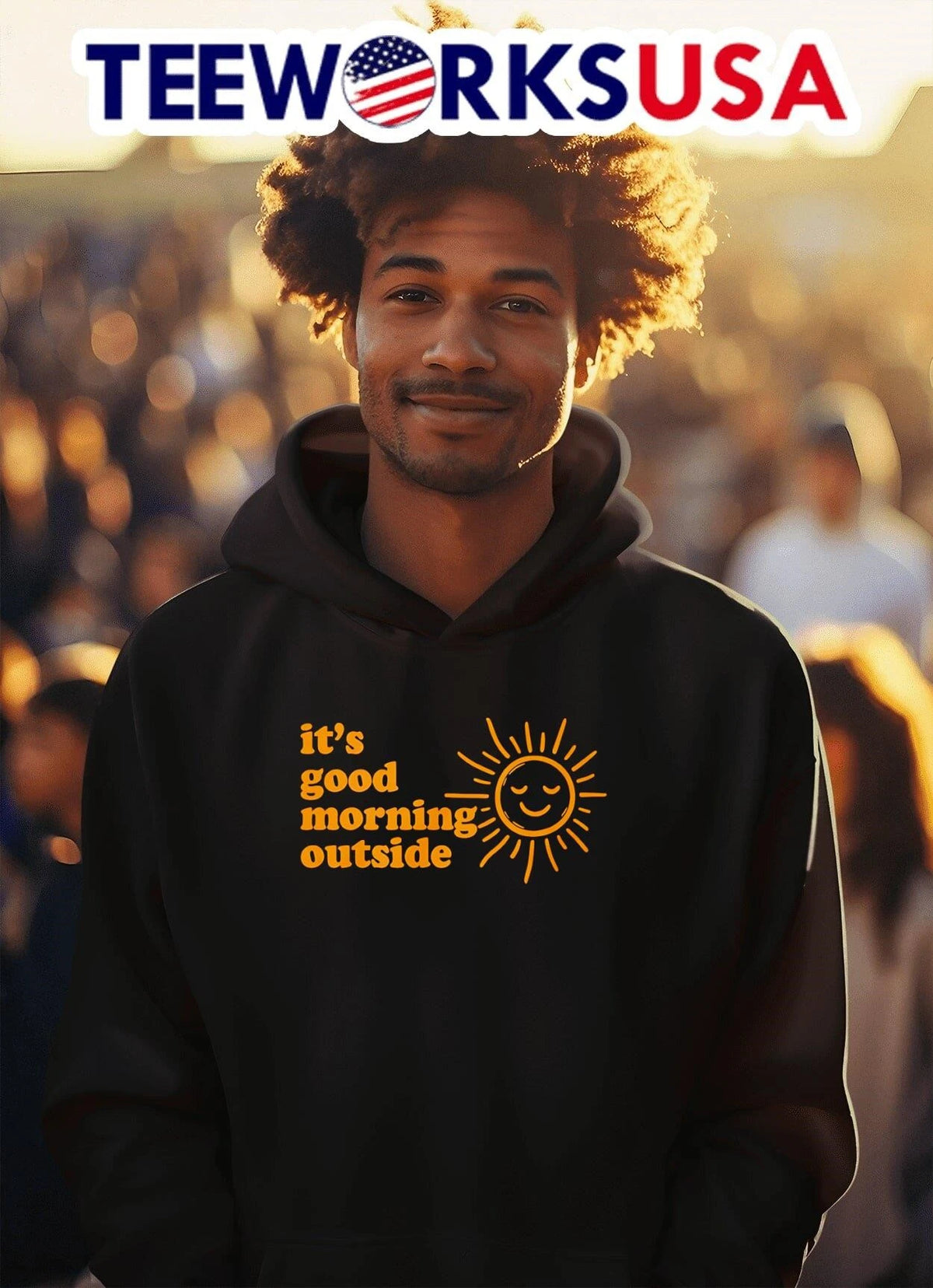 It's Good Morning Outside - Adult & Kids T-Shirts, Sweatshirts & Hoodies apparel design preview 2