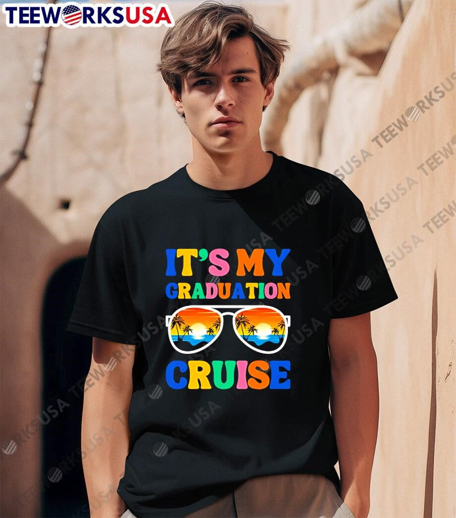 It's My Graduation Cruise - Adult & Kids T-Shirts, Sweatshirts & Hoodies apparel design preview 1