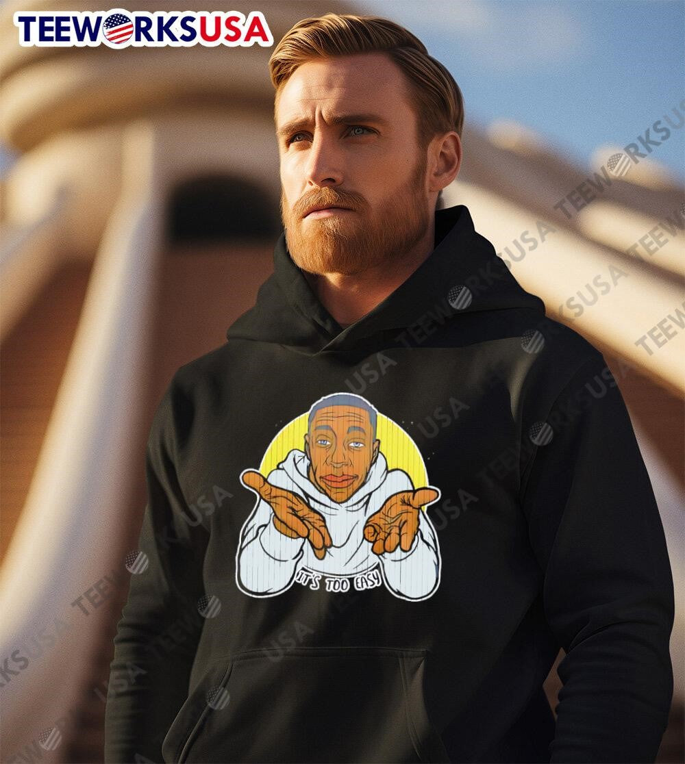 It's Too Easy Khaby Lame Christmas - Adult & Kids T-Shirts, Sweatshirts & Hoodies apparel design preview 2