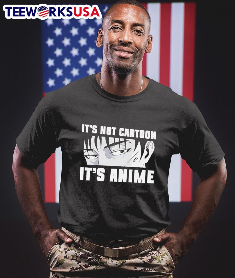 It's not cartoon anime - Adult & Kids T-Shirts, Sweatshirts & Hoodies apparel design preview 1